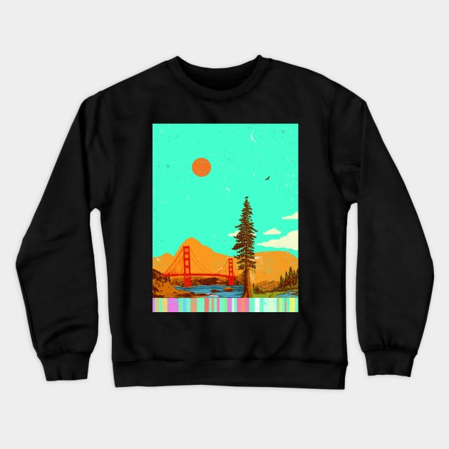 GOLDEN GATE Crewneck Sweatshirt by Showdeer